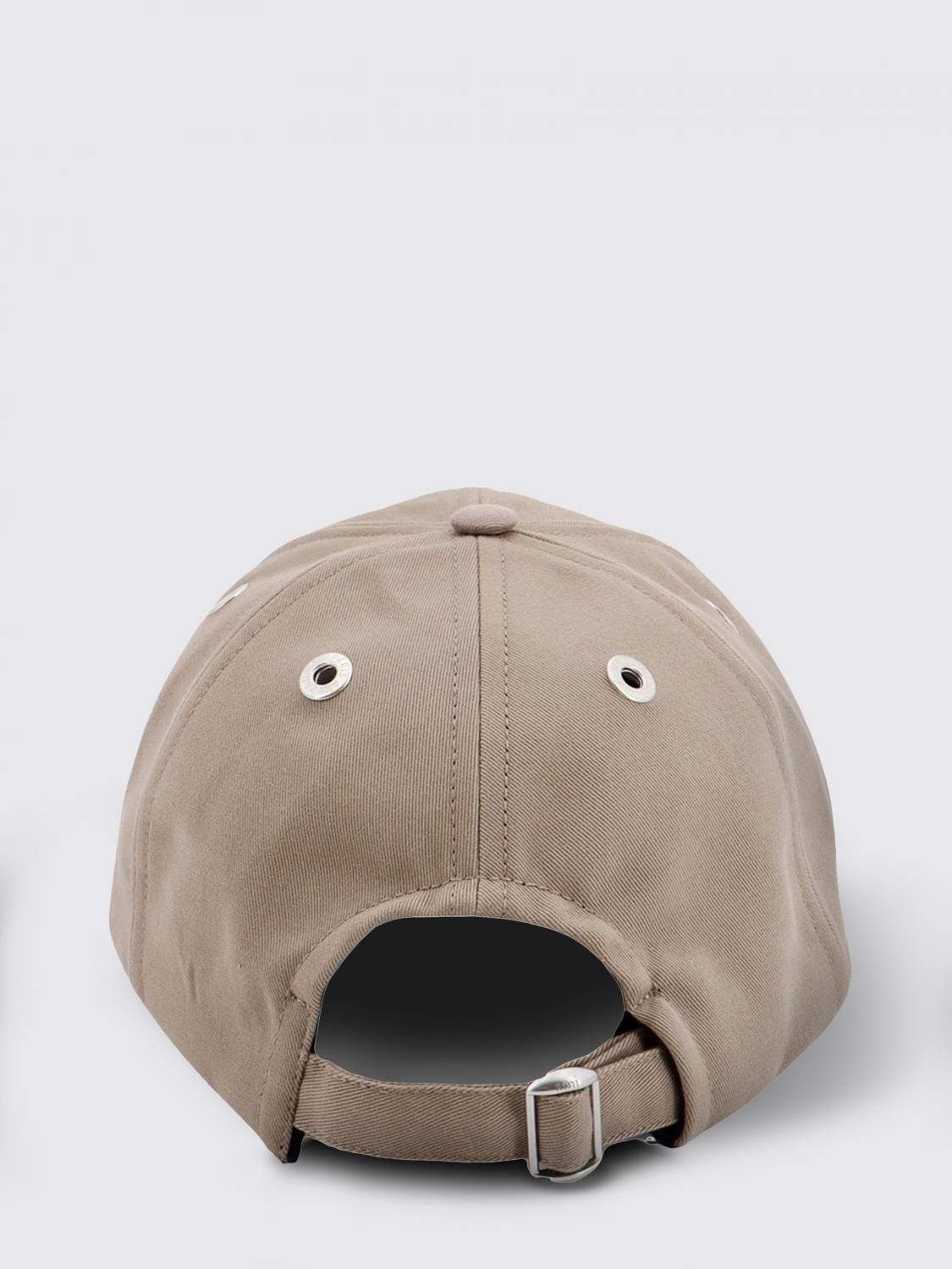 AMI PARIS 帽子: 帽子 男士 Ami Paris, 灰色 - Img 3