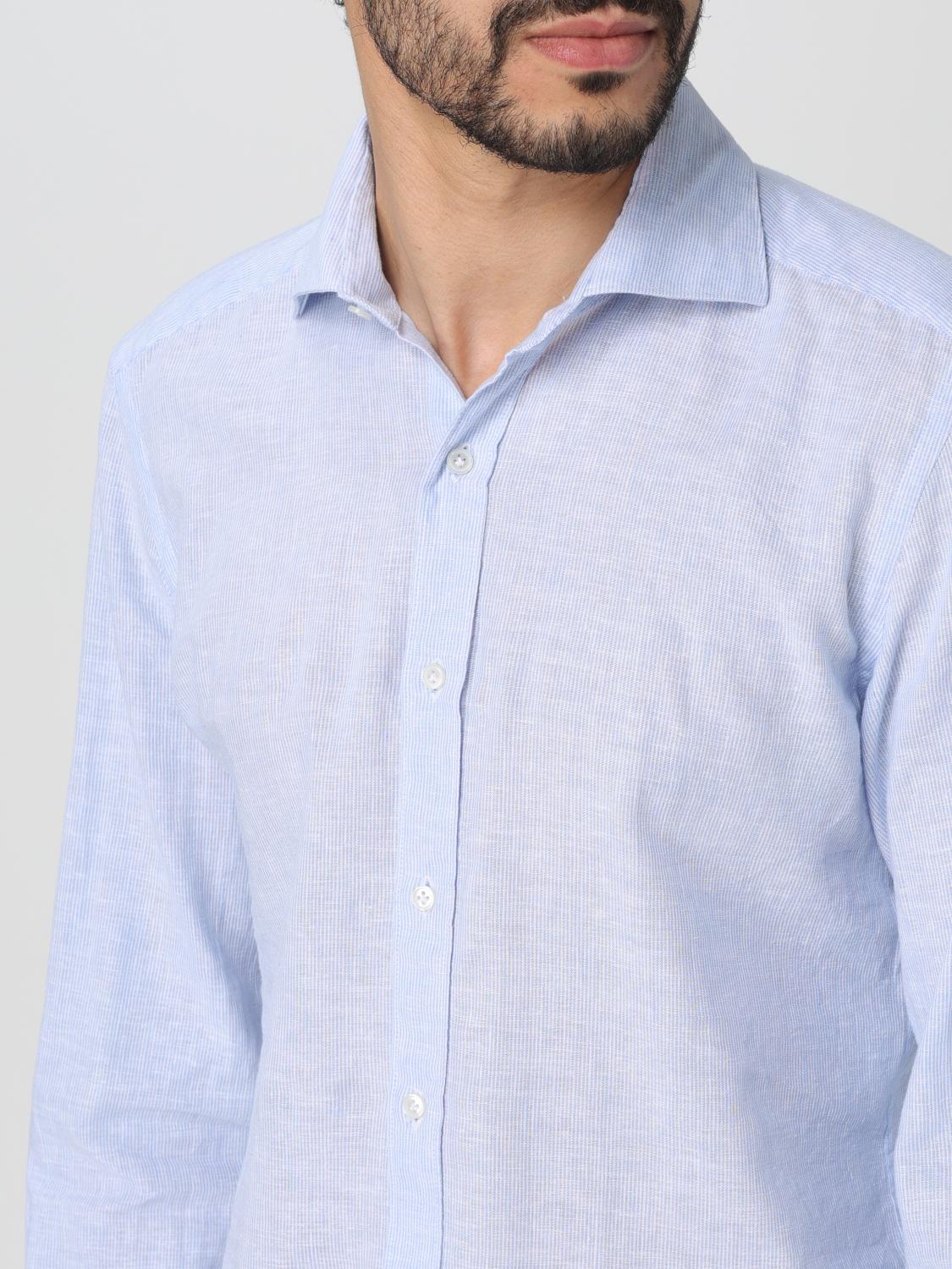 FAY: Shirt men - Blue | Fay shirt NCMA148259LVVO online at