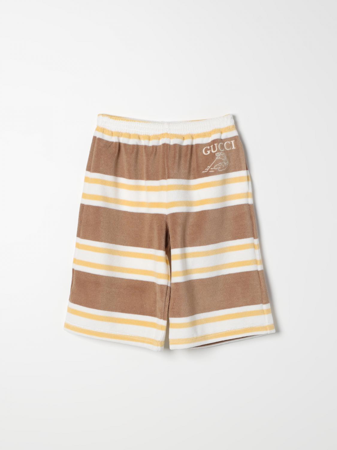 GUCCI SHORTS: Shorts kids Gucci, Yellow - Img 1