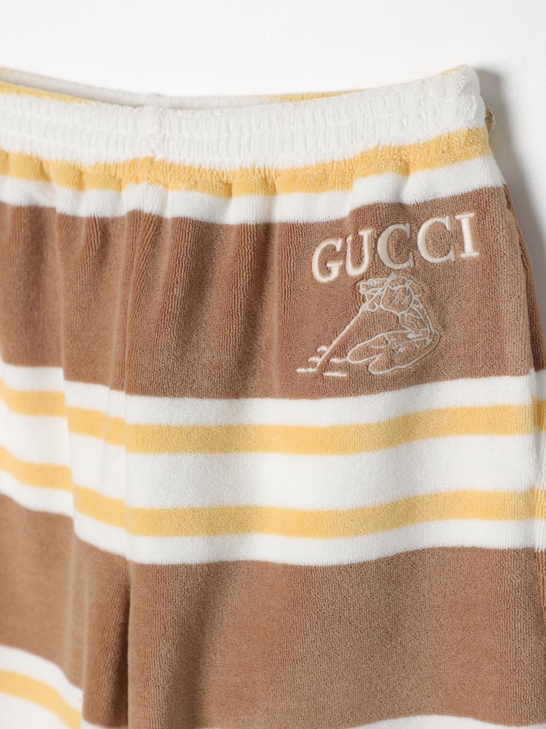 GUCCI SHORTS: Shorts kids Gucci, Yellow - Img 3