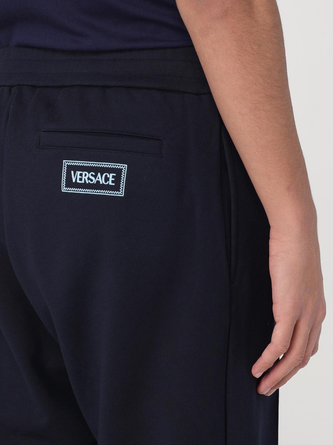 VERSACE БРЮКИ: Брюки Мужское Versace, Темно-Синий - Img 5