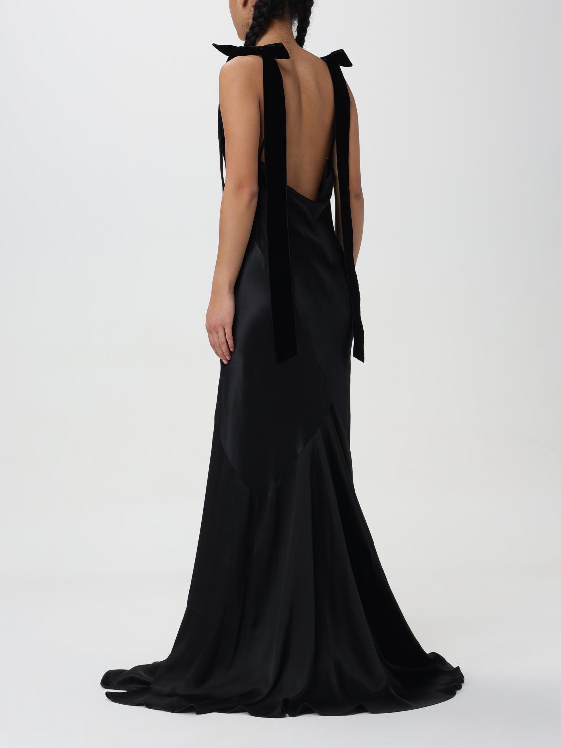 nina ricci backless dress woman - Black US Size:22W Crafted in black jersey bridesmaid-lightblue House of CB baby