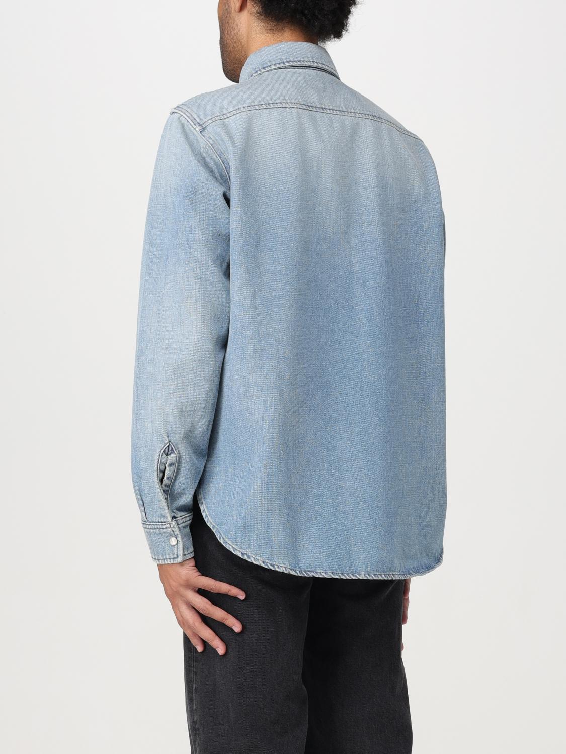 Saint Laurent Shirt men - Denim | 604792Y18UA | GIGLIO.COM