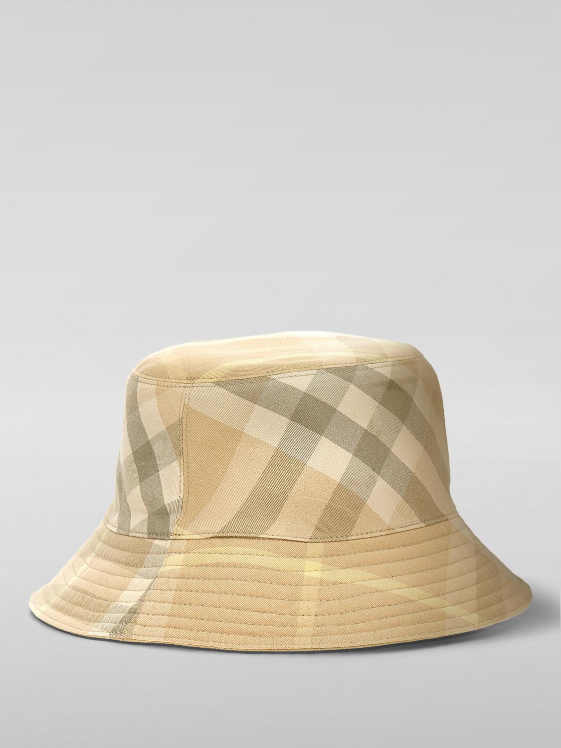 BURBERRY HAT: Hat men Burberry, Beige - Img 2