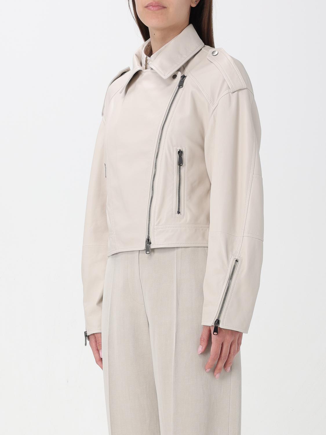 BRUNELLO CUCINELLI КУРТКА: Куртка Женское Brunello Cucinelli, Белый - Img 4