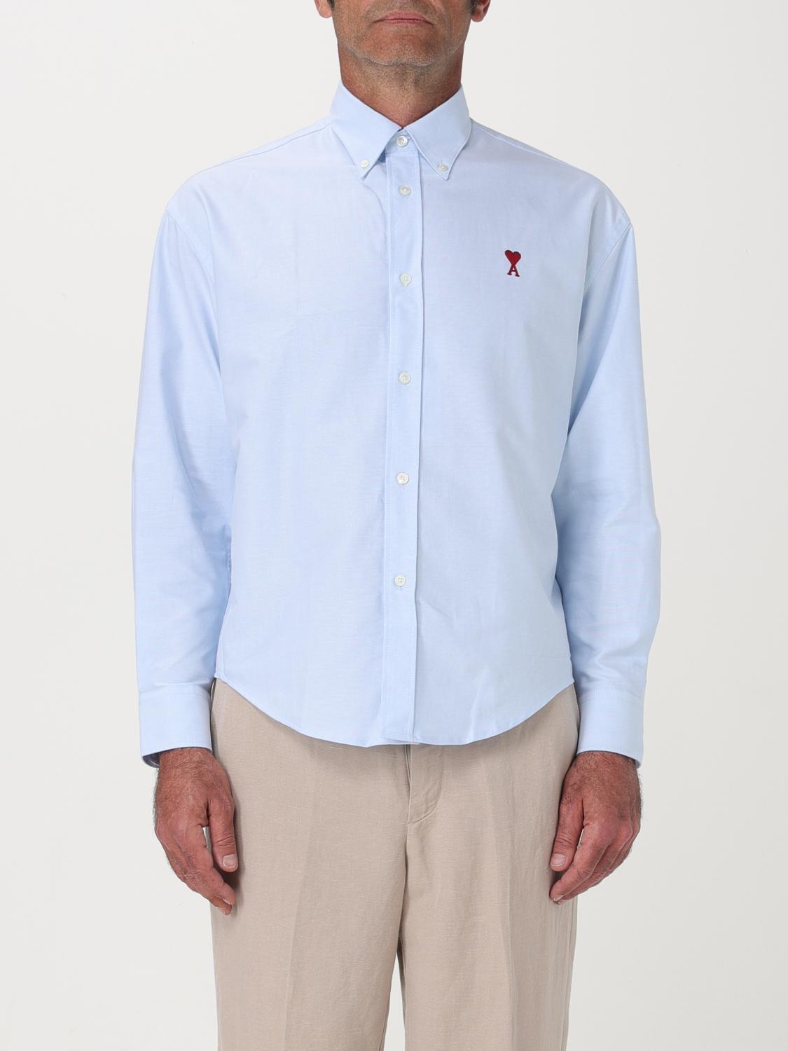 AMI PARIS SHIRT: Shirt men Ami Paris, Blue - Img 1