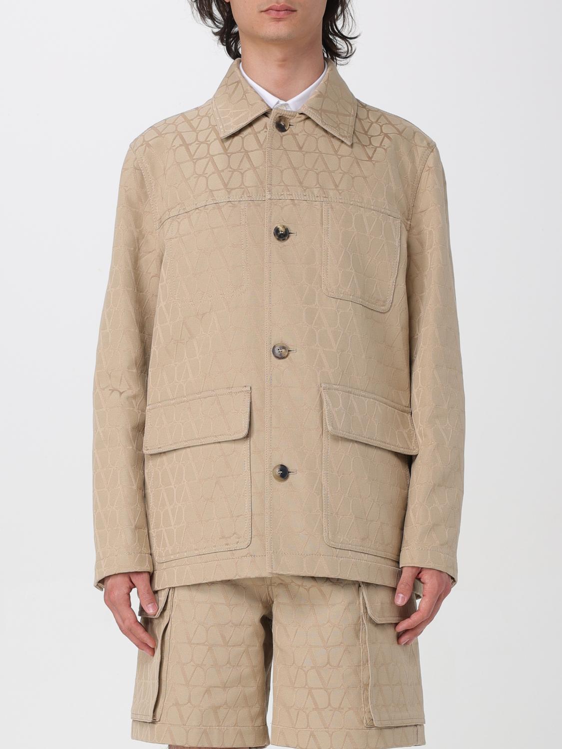 Valentino Jacket men - Beige | 4V3CJJ319VK | GIGLIO.COM