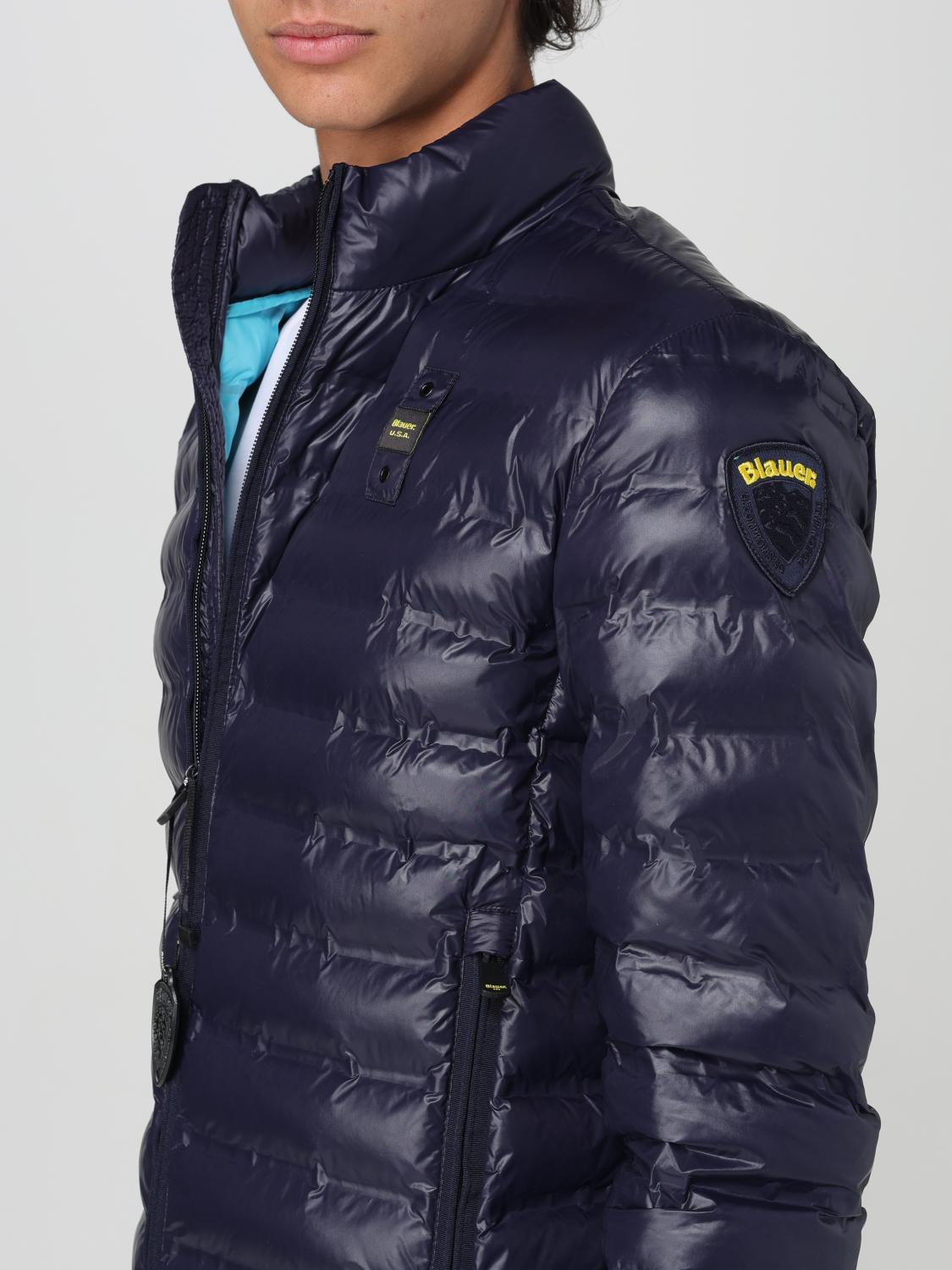 BLAUER JACKET: Jacket men Blauer, Blue - Img 4