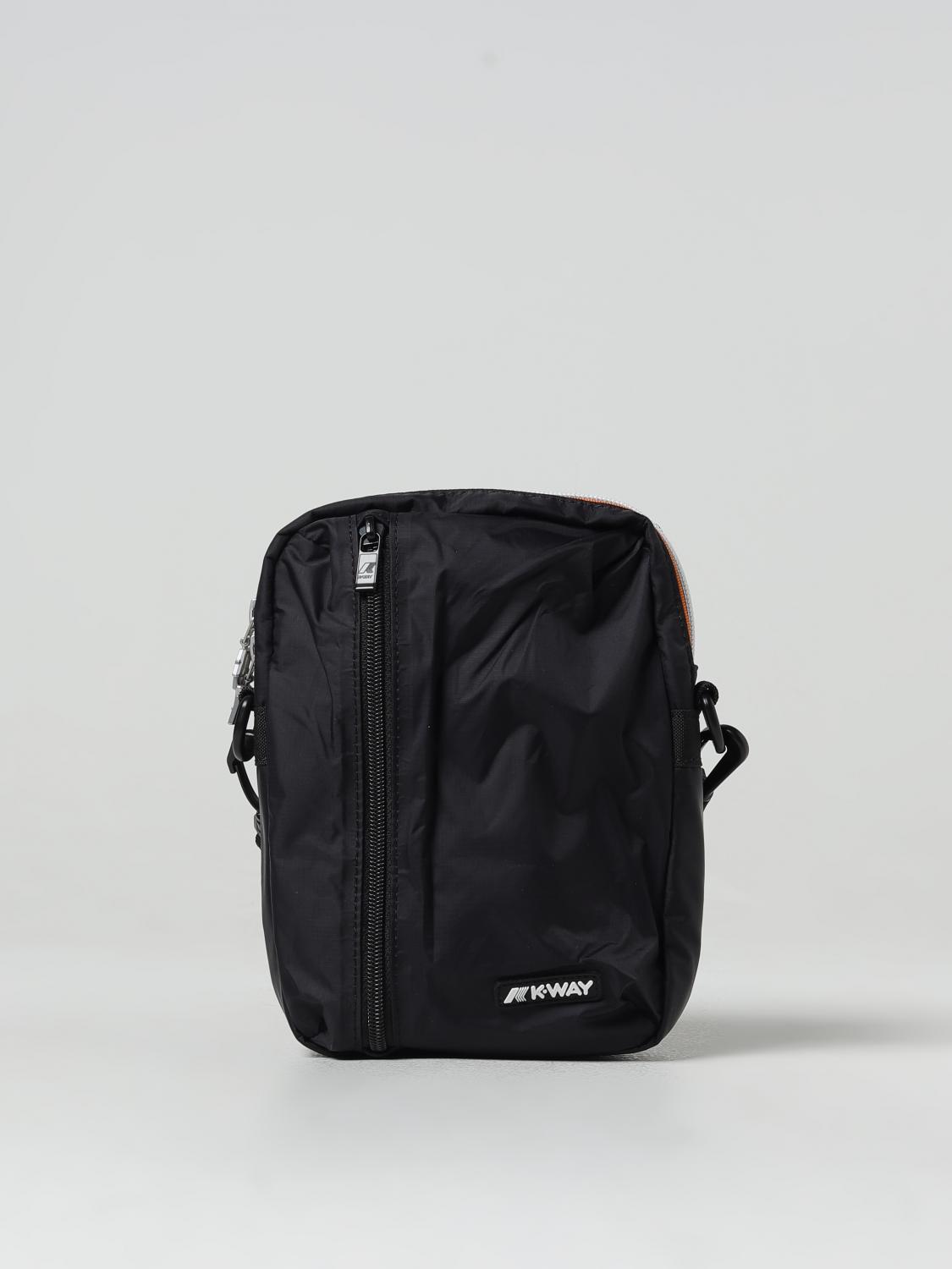 K-WAY BORSA A TRACOLLA: Borsa Barbiton K-Way in nylon ripstop, Nero - Img 1