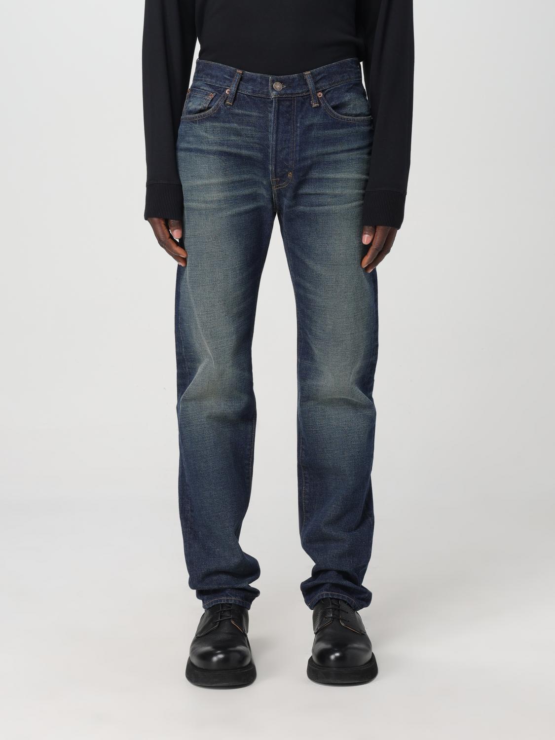 TOM FORD PANTS: Pants men Tom Ford, Blue - Img 1