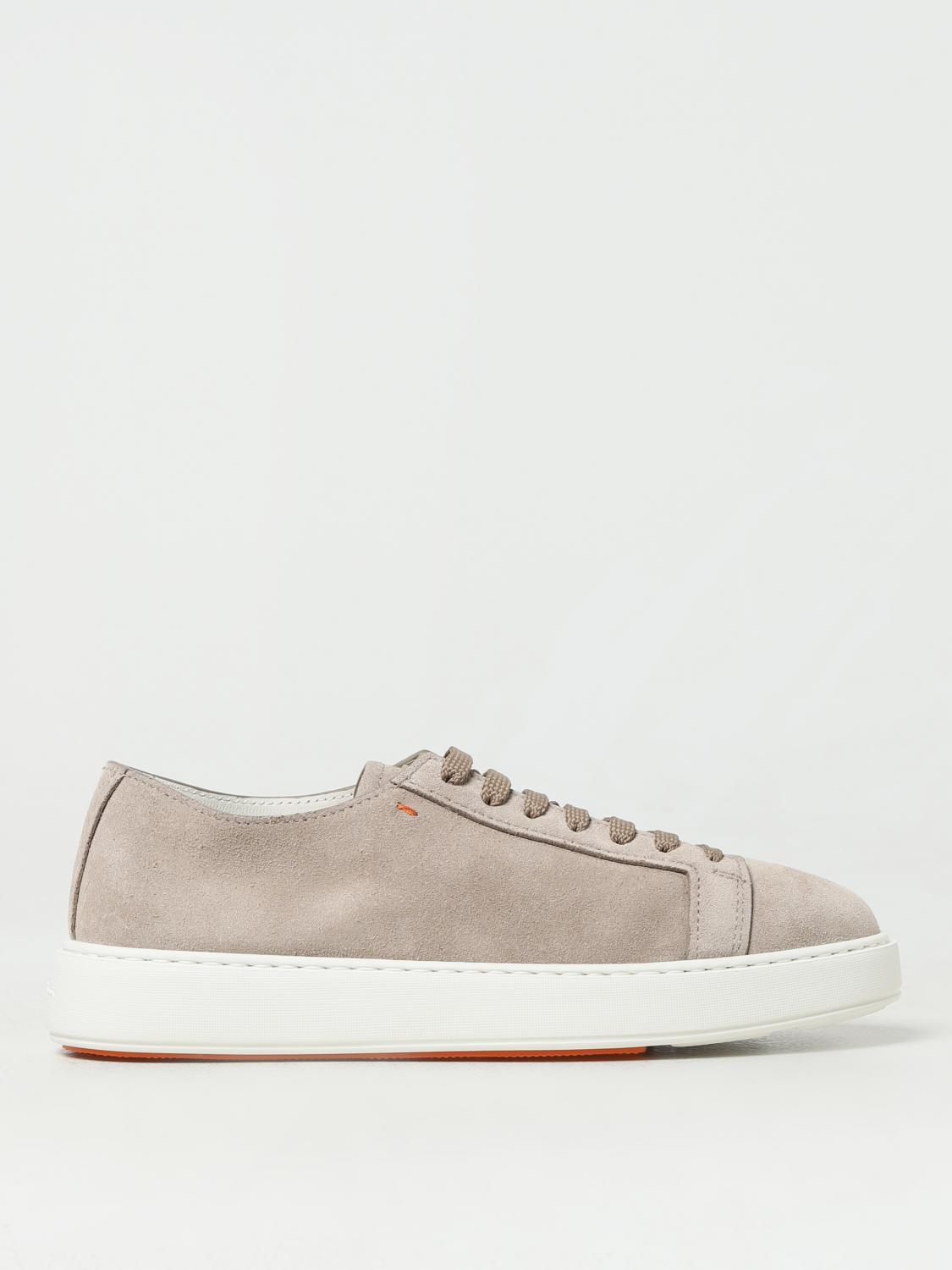 SANTONI スニーカー: スニーカー メンズ Santoni, ベージュ - Img 1