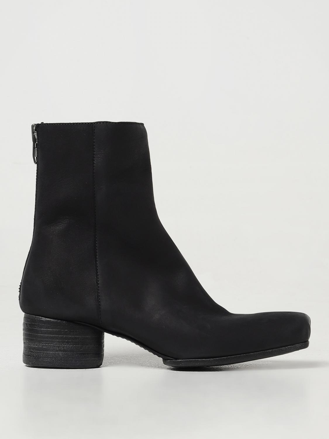 UMA WANG FLAT ANKLE BOOTS: Boots woman Uma Wang, Black - Img 1