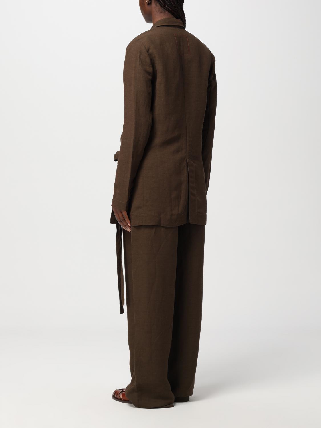 アウターその他 UMA WANG Woman Blazer Brown UW6006 UW60 Uma Wang Khloe Blazer | Brown | FARFETCH