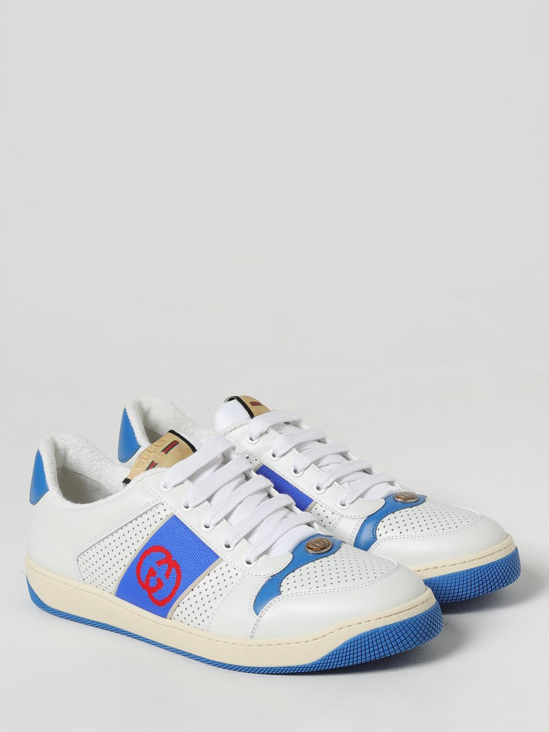 Gucci Sneakers men - Blue | 765054AACV8 | GIGLIO.COM