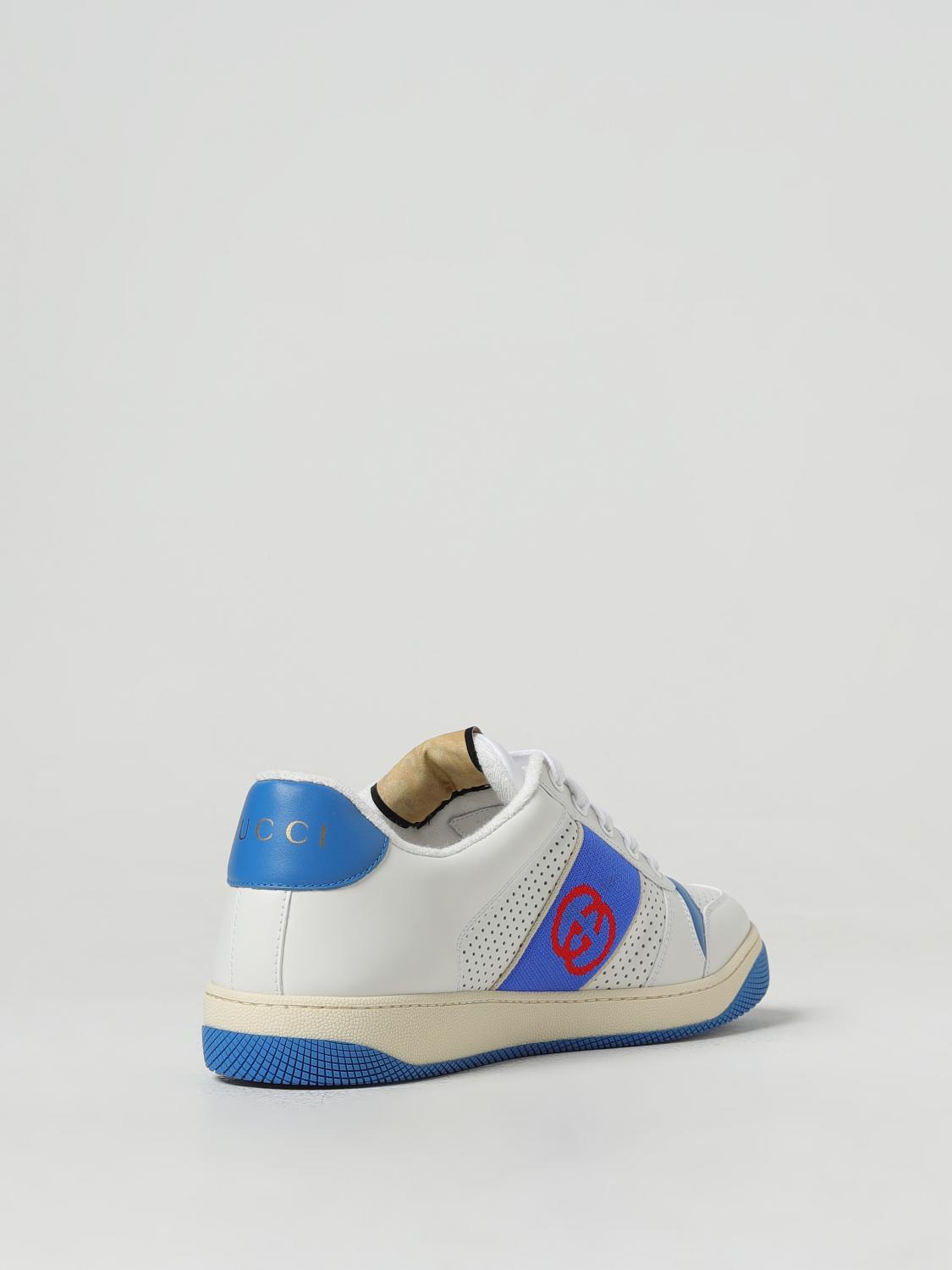 GUCCI SNEAKERS: Sneakers GG Gucci, Blue - Img 3