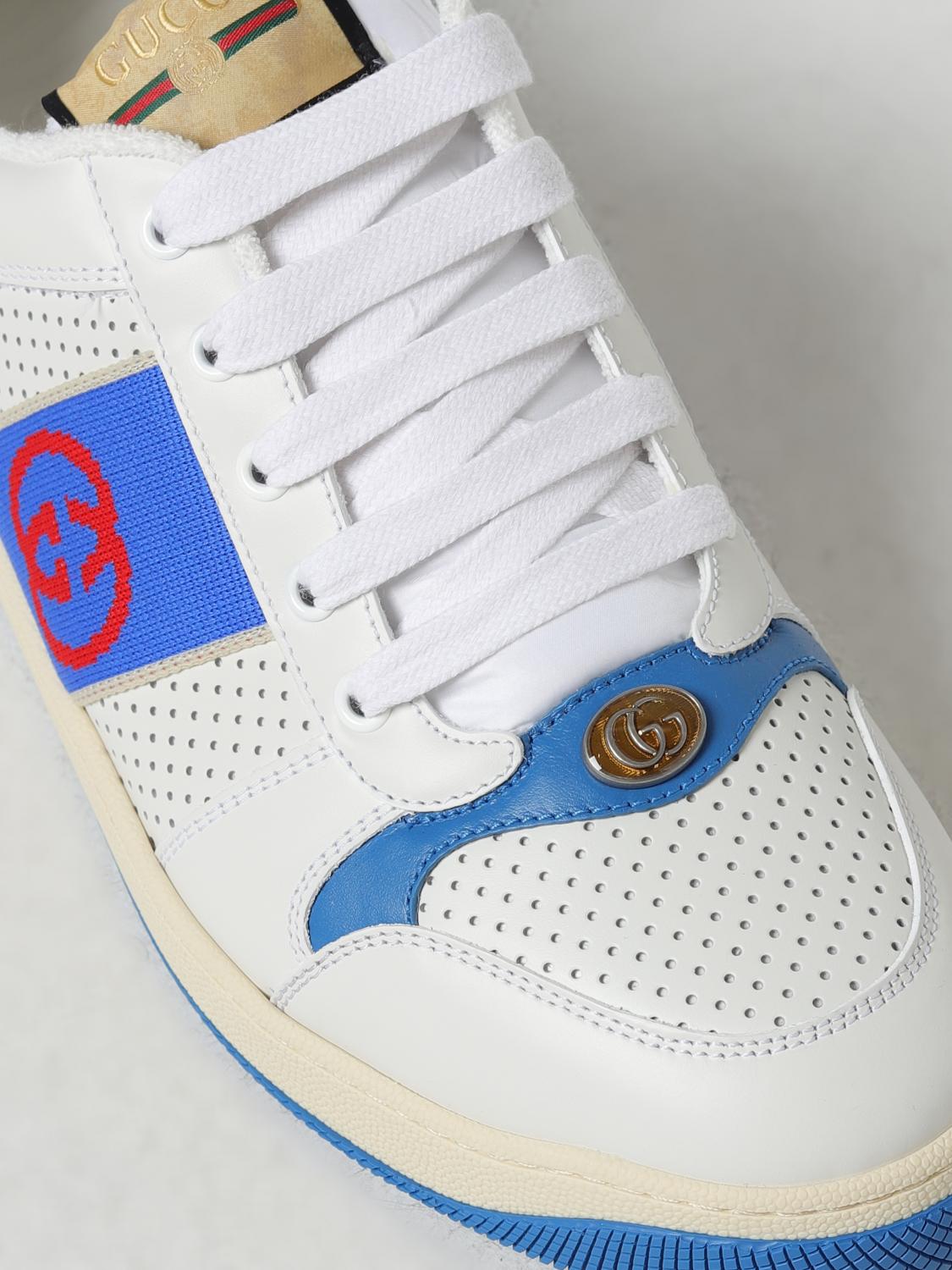 Gucci Sneakers men - Blue | 765054AACV8 | GIGLIO.COM