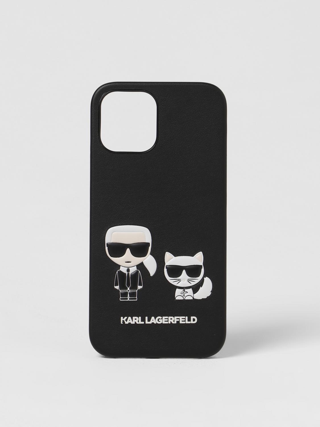 KARL LAGERFELD ЧЕХОЛ НА IPHONE: Чехол на iphone Мужское Karl Lagerfeld, Черный - Img 1