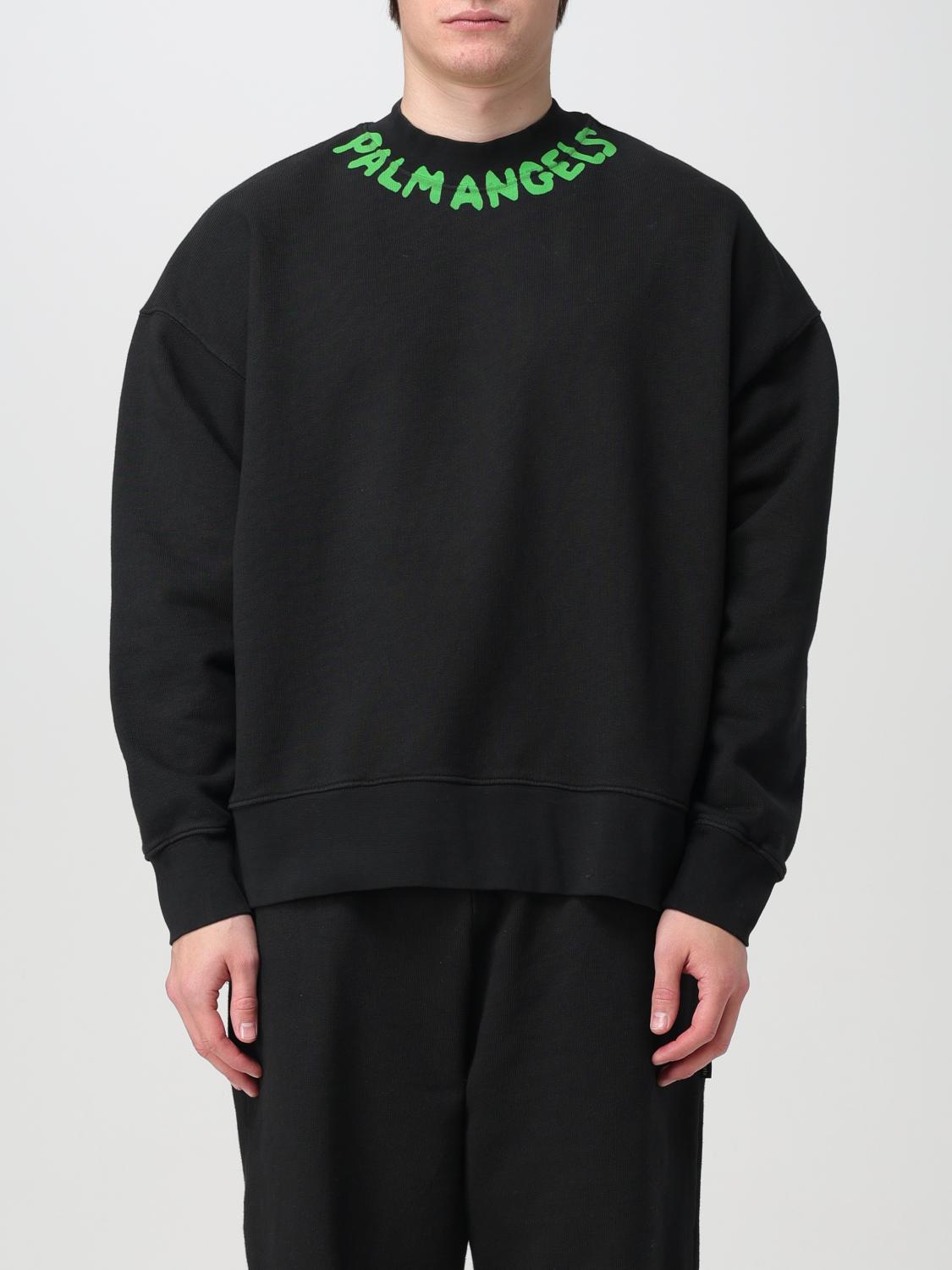 PALM ANGELS：スウェットシャツ メンズ - ブラック | GIGLIO.COM
