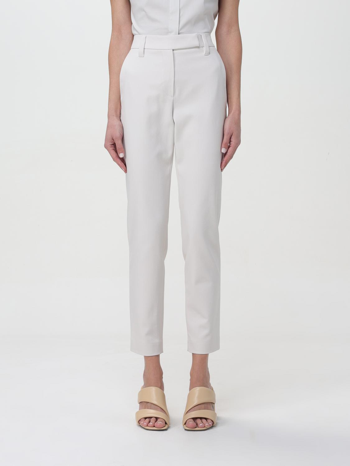 パンツ BRUNELLO CUCINELLI Women Straight Pants MA126P7258 C8502 Bei BRUNELLO CUCINELLI: Pants woman - Brown | Brunello Cucinelli