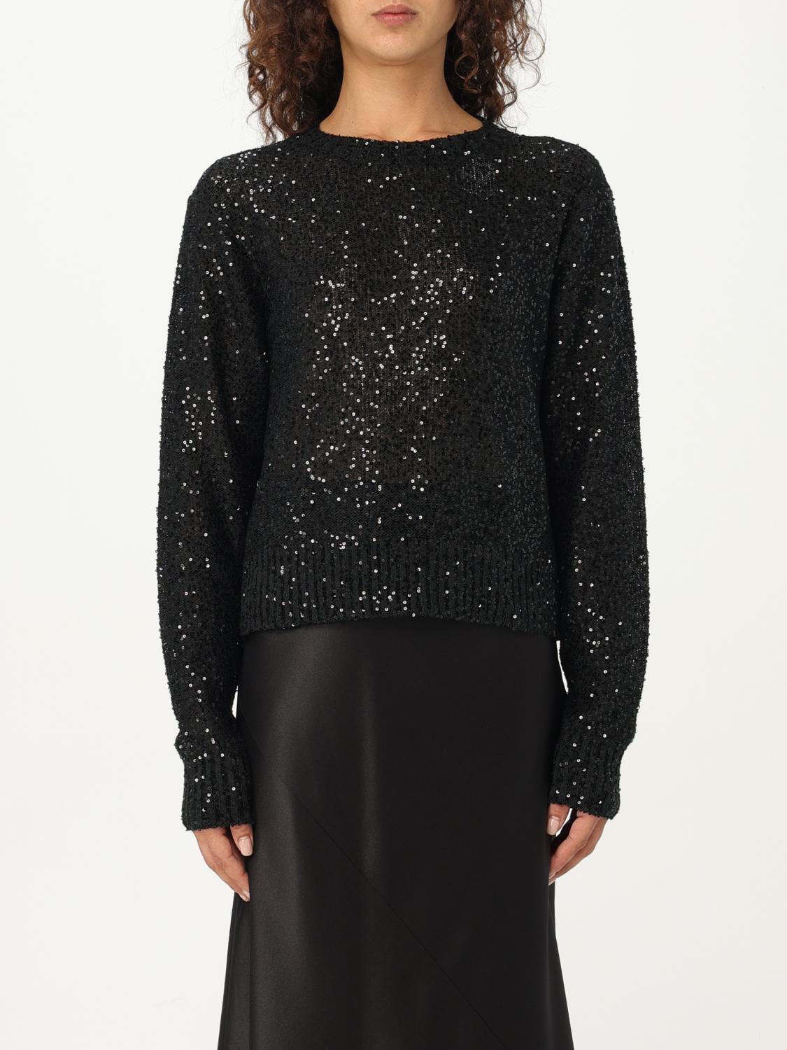 BRUNELLO CUCINELLI PULLOVER: Pullover damen Brunello Cucinelli, Schwarz - Img 1