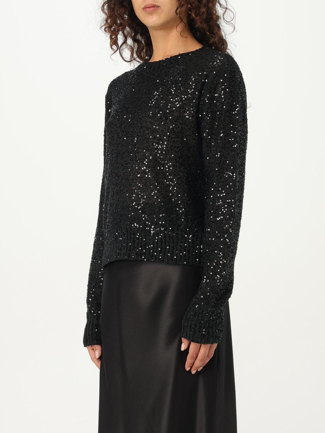 BRUNELLO CUCINELLI PULLOVER: Pullover damen Brunello Cucinelli, Schwarz - Img 4