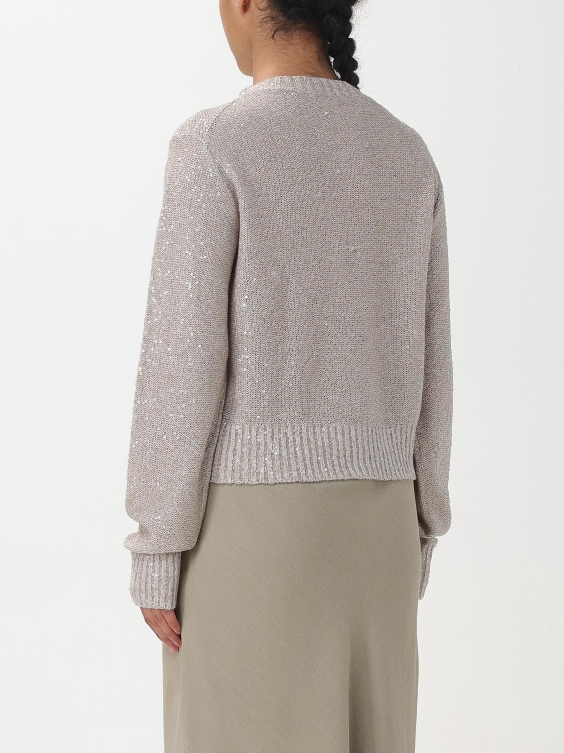 BRUNELLO CUCINELLI PULL: Pull femme Brunello Cucinelli, Beige - Img 2