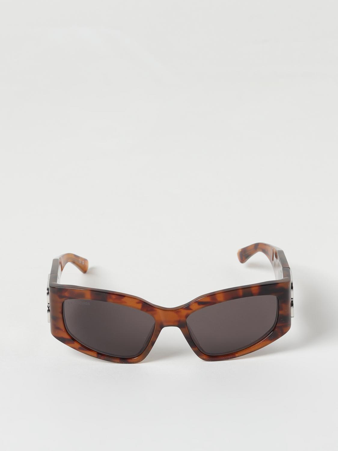 BALENCIAGA OCCHIALI DA SOLE: Occhiali da sole Balenciaga in acetato , Marrone - Img 2