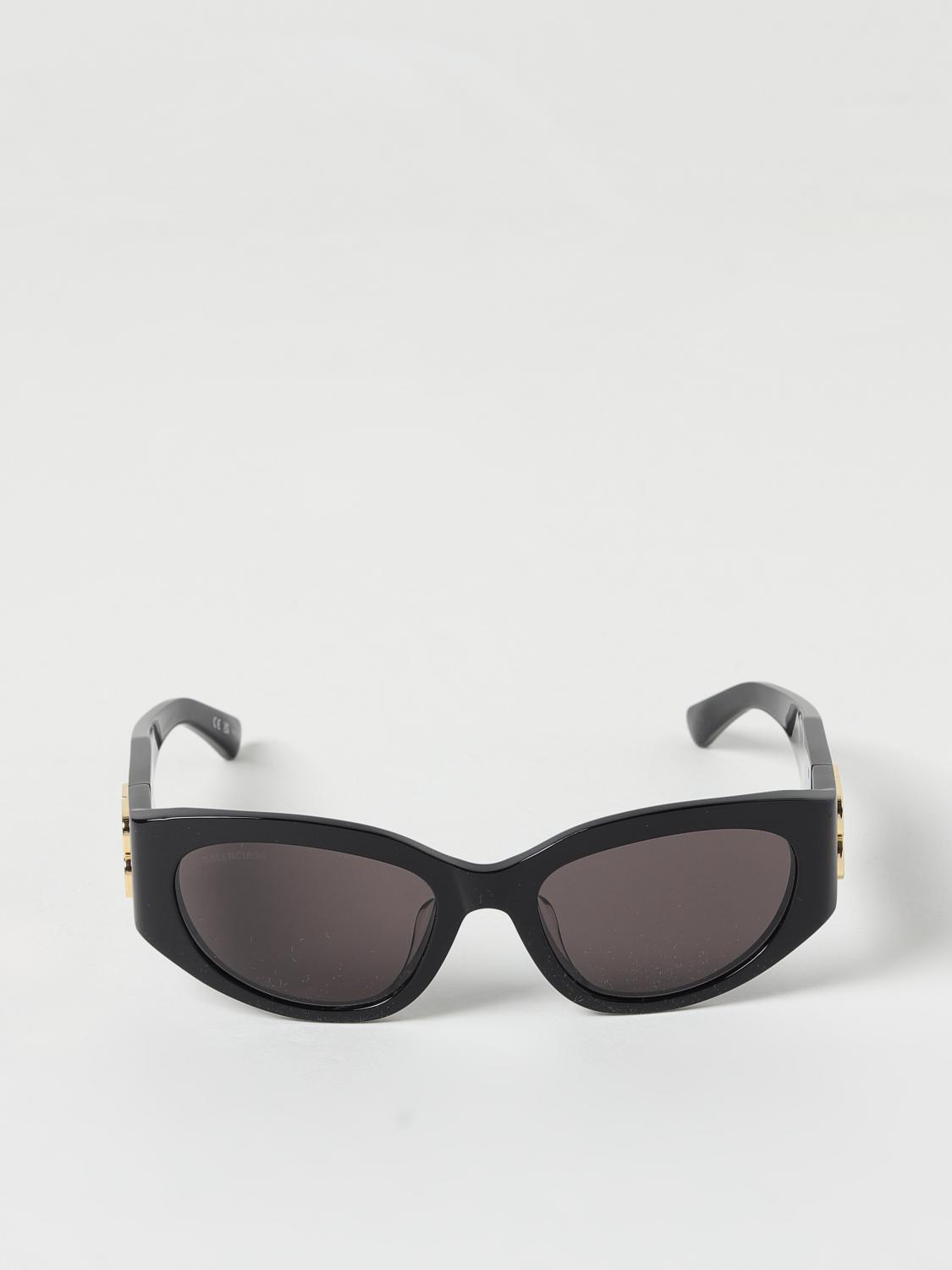 BALENCIAGA: Sunglasses woman - Black | Balenciaga sunglasses