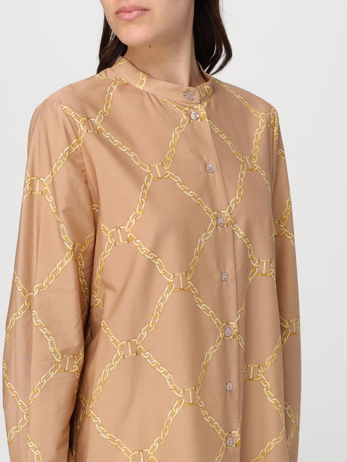 TWINSET CAMISA: Camisa mujer Twinset, Beige - Img 3