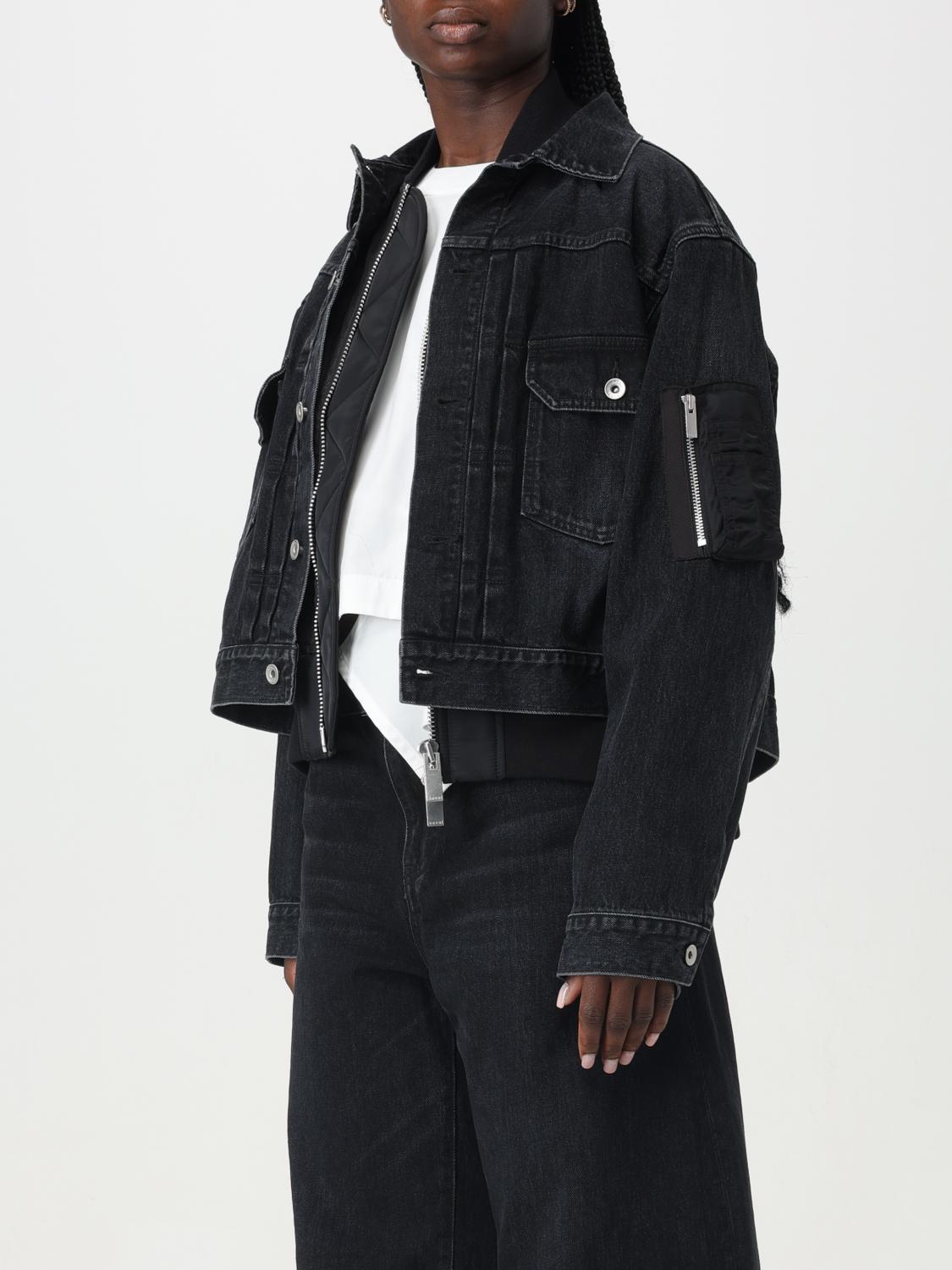 ジャケット SACAI Women Jackets 2407330001 Black Levi's® X Sacai Women's Denim X Metelasse Twill Jacket