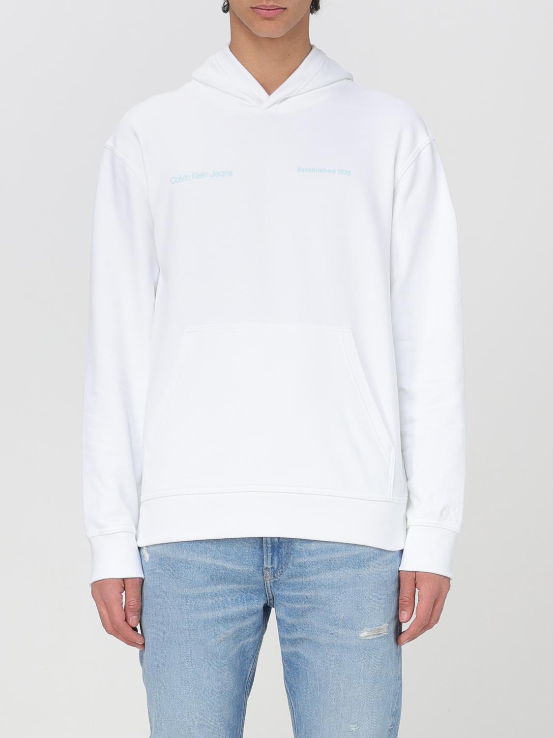 Sudadera hombre Ck Jeans Blanco - Main Image