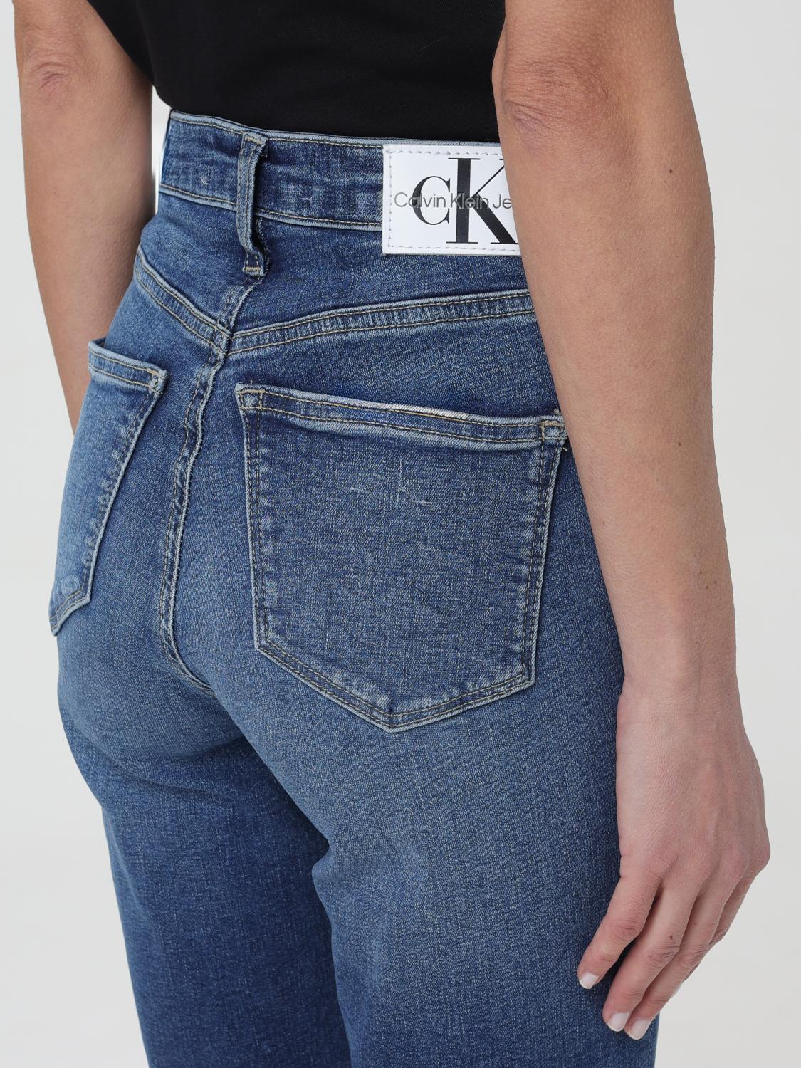 CALVIN KLEIN JEANS: Jeans donna Ck Jeans, Denim - Img 3