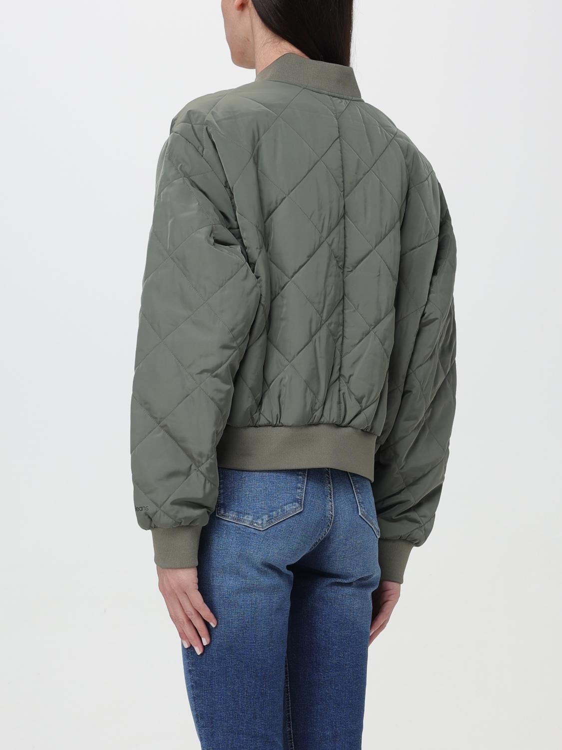 CALVIN KLEIN JACKE: Jacke damen Ck Jeans, Olive - Img 2