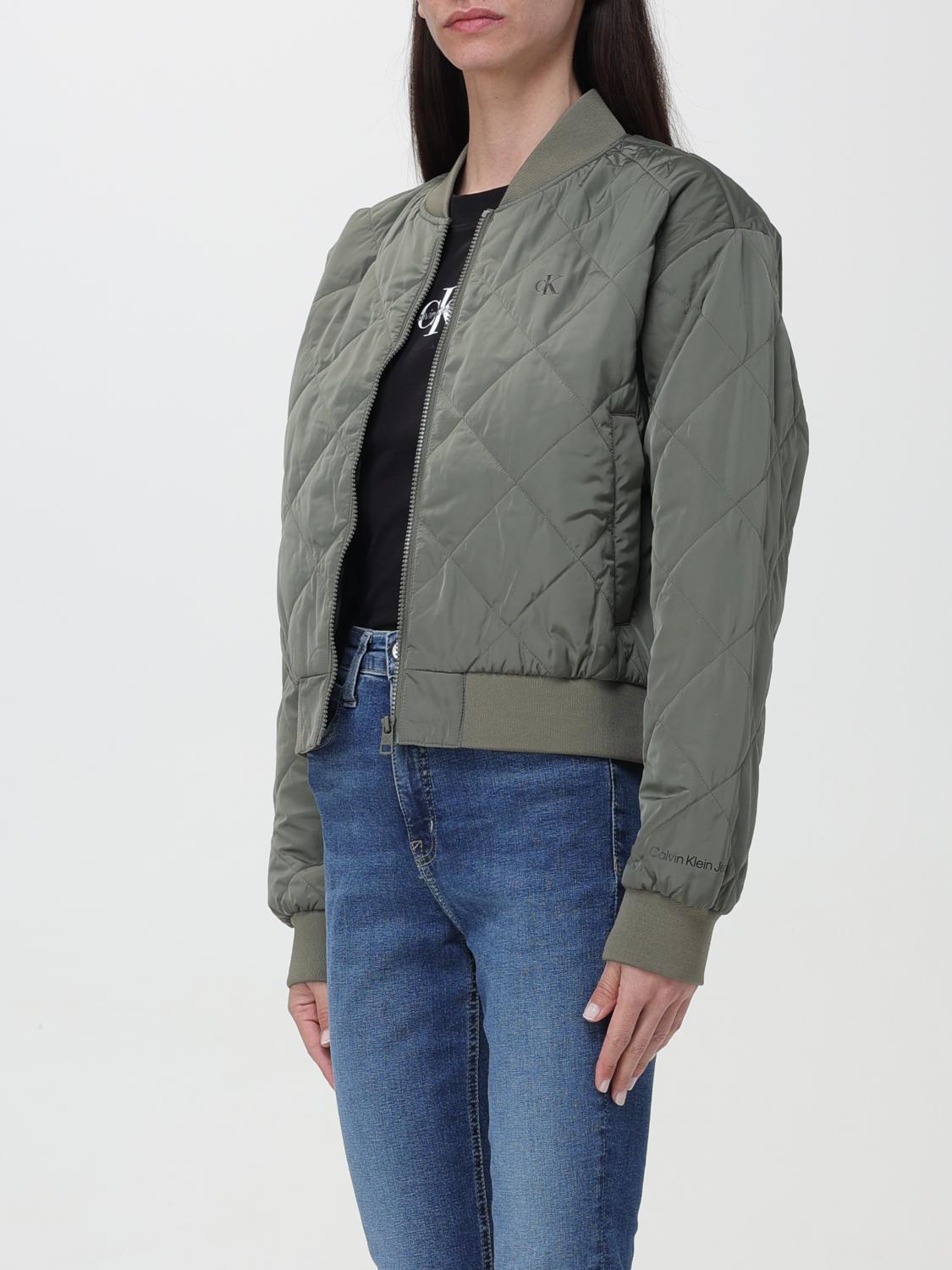 CALVIN KLEIN JACKE: Jacke damen Ck Jeans, Olive - Img 3