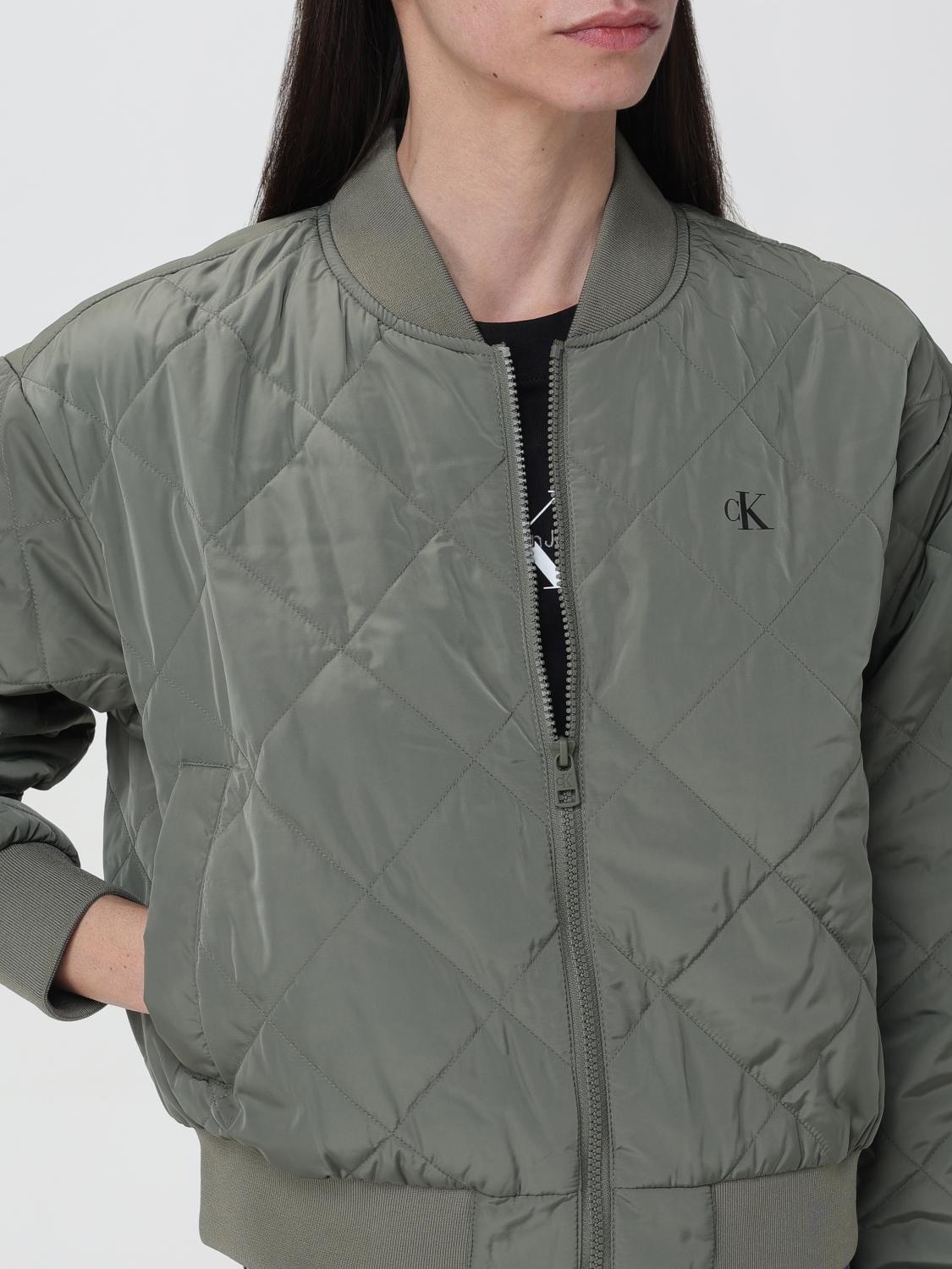 CALVIN KLEIN JACKE: Jacke damen Ck Jeans, Olive - Img 4