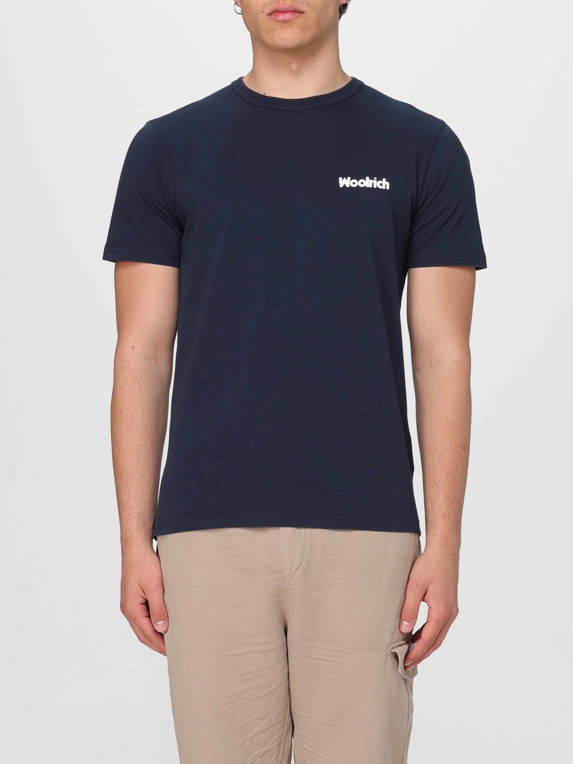 WOOLRICH T-SHIRT: T-shirt men Woolrich, Blue - Img 1