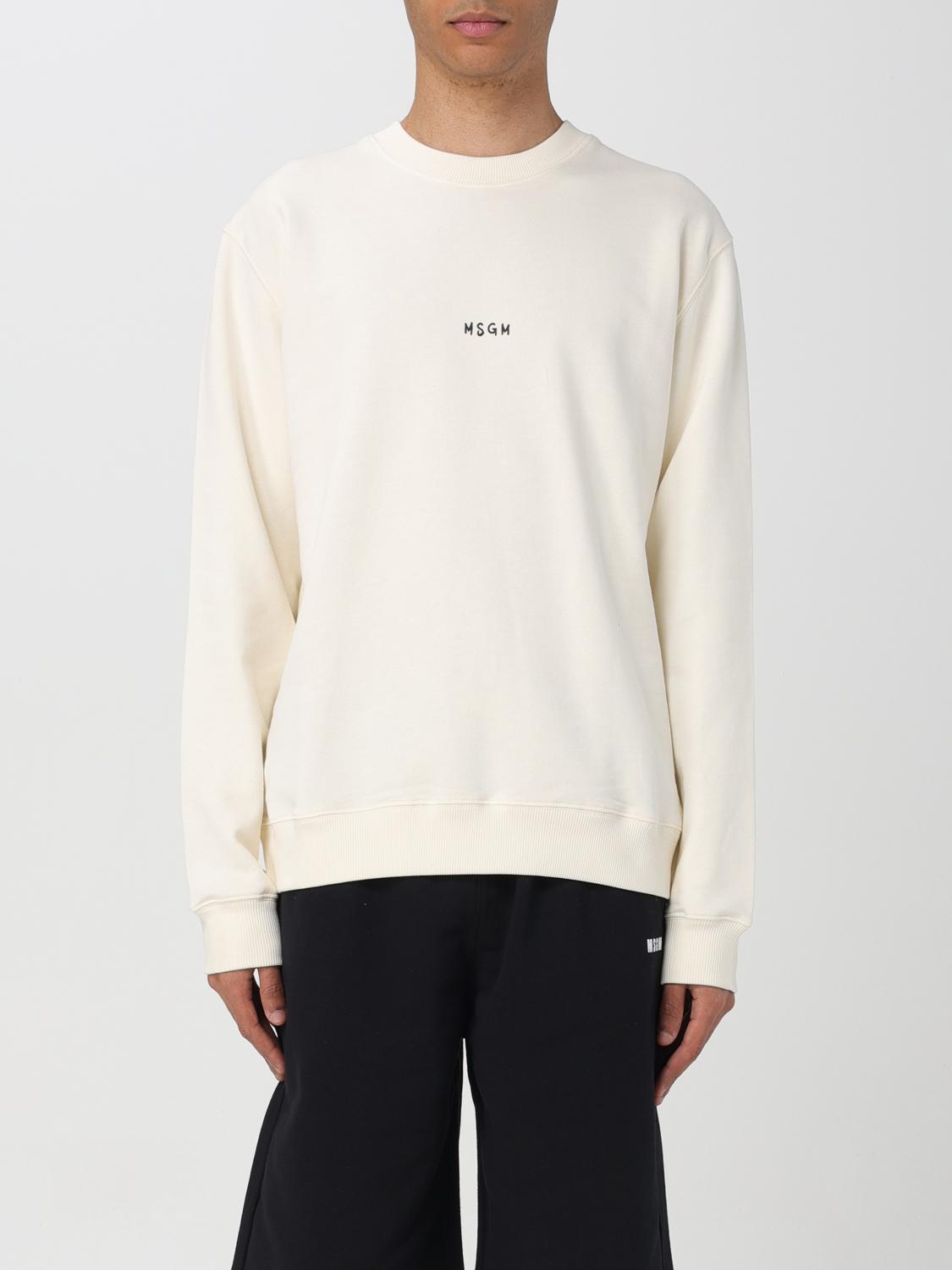 MSGM|SWEATSHIRTS (3640MM551 247000 23) MSGM: Sweatshirt men - Ivory | MSGM sweatshirt