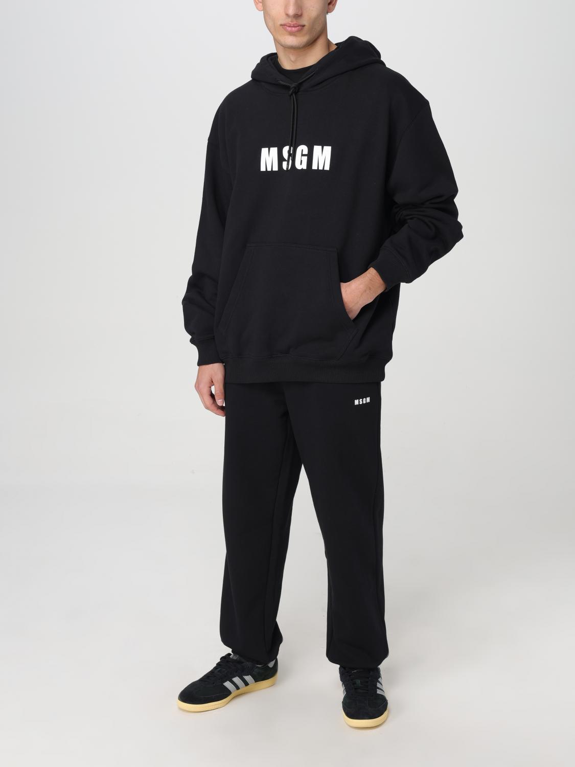 MSGM SUDADERA: Sudadera hombre MSGM, Negro - Img 2