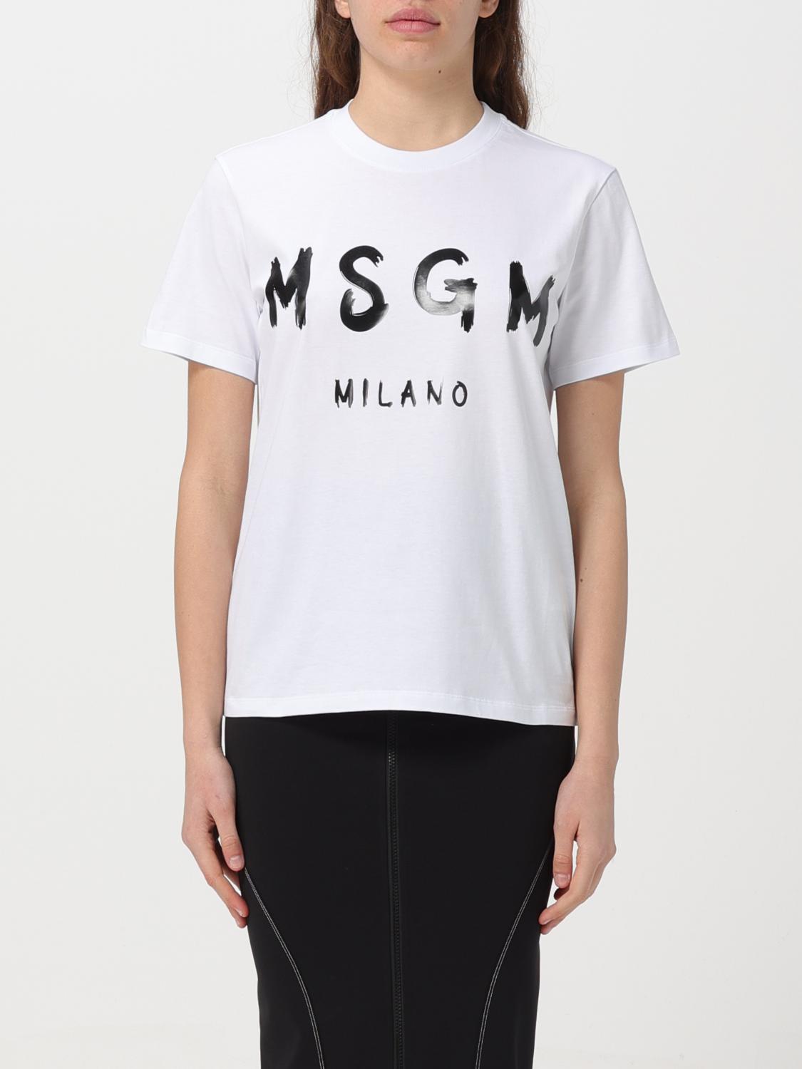 msgm - Woman - White - T-shirt