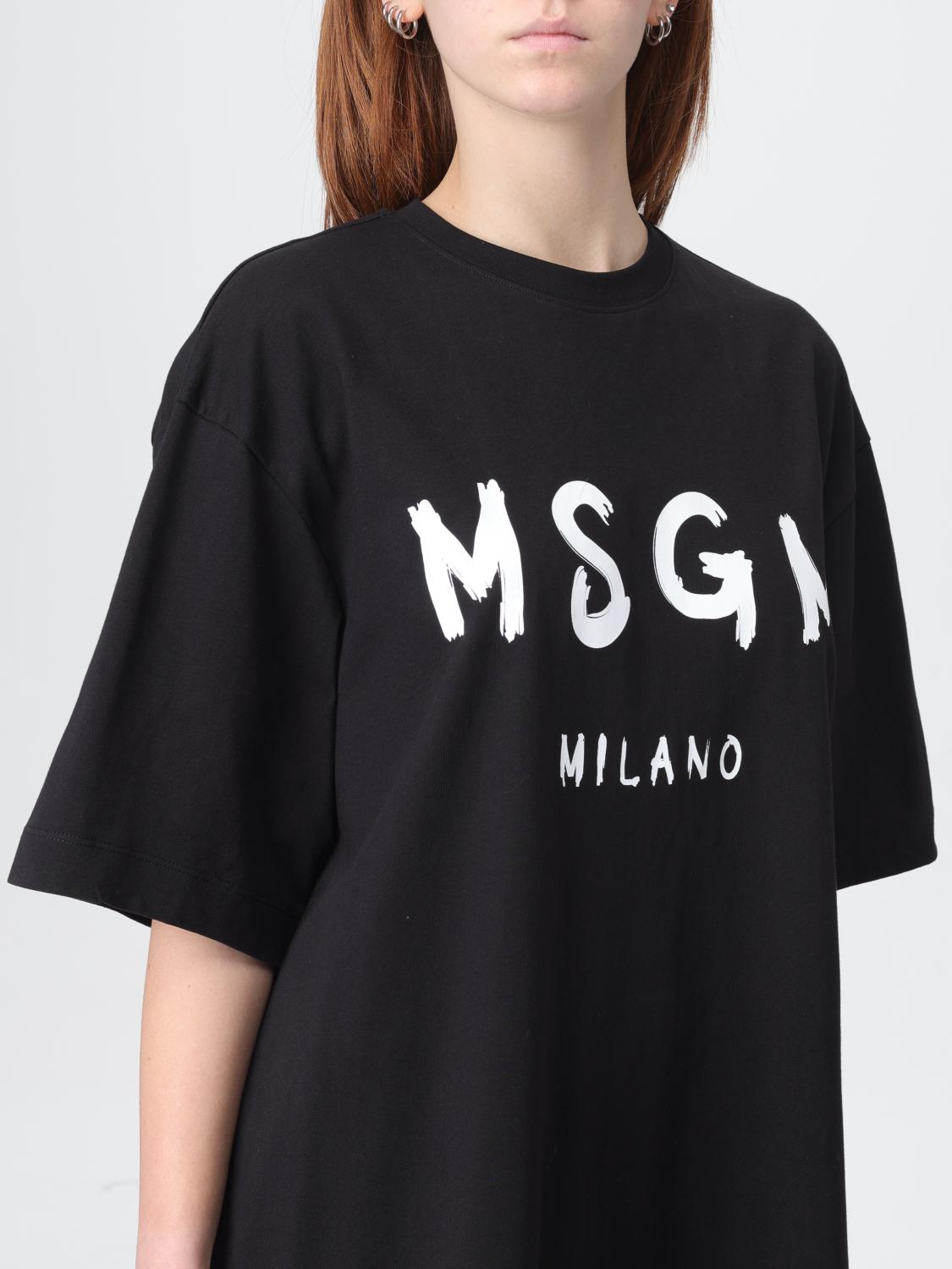 MSGM: Dress woman - Black | MSGM dress 2000MDA510200002
