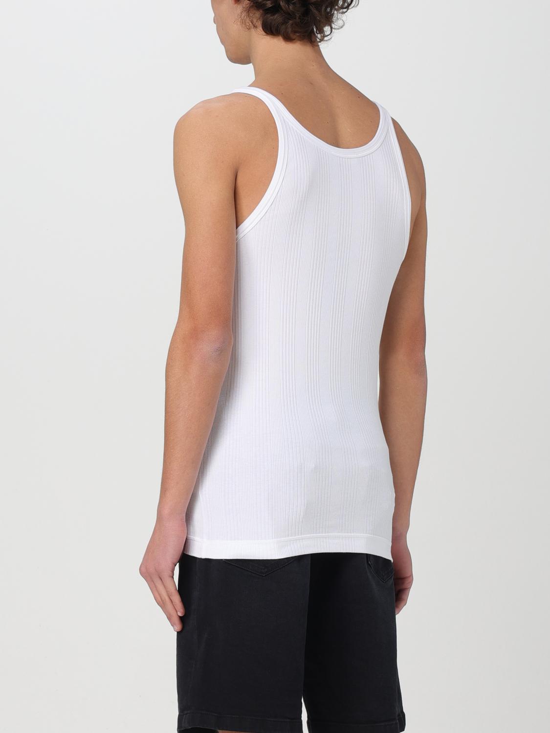 Dolce & Gabbana Tank top men - White | G8PA8TFUGSI | GIGLIO.COM
