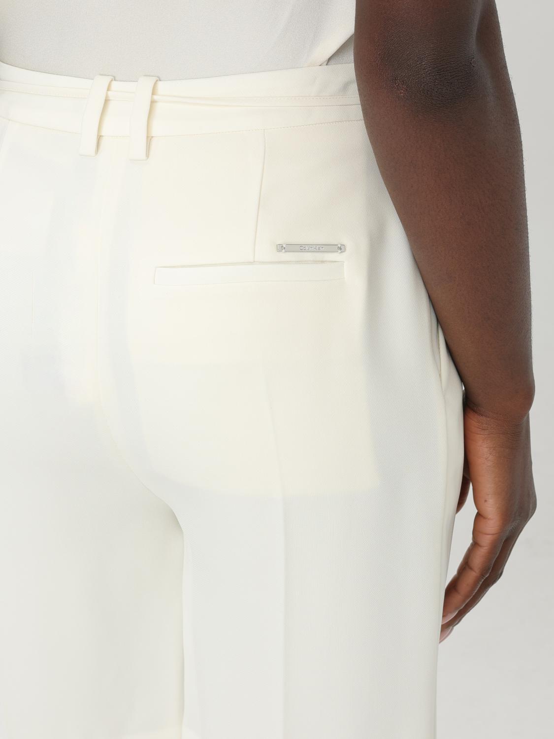 CALVIN KLEIN SHORTS: Short woman Calvin Klein, White - Img 3