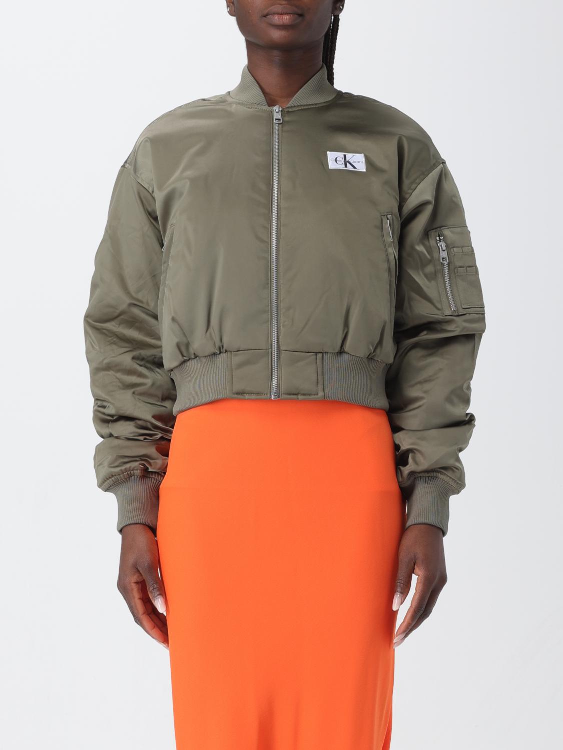 CALVIN KLEIN JACKE: Jacke damen Ck Jeans, Grün - Img 1