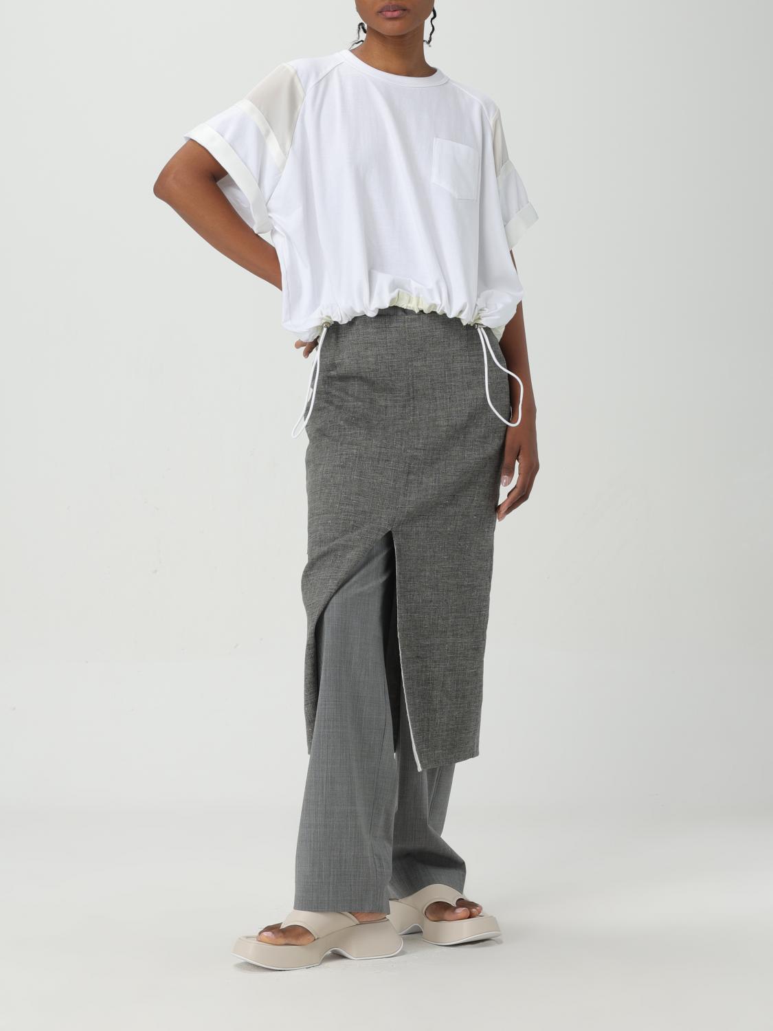 Sacai T-shirt woman - White | 2407171 | GIGLIO.COM