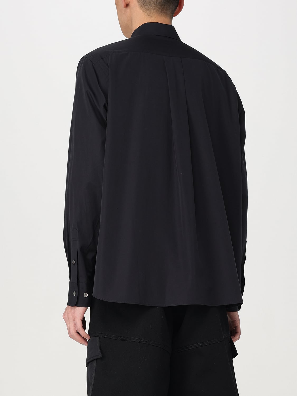 SACAI HEMD: Hemd herren Sacai, Schwarz - Img 3
