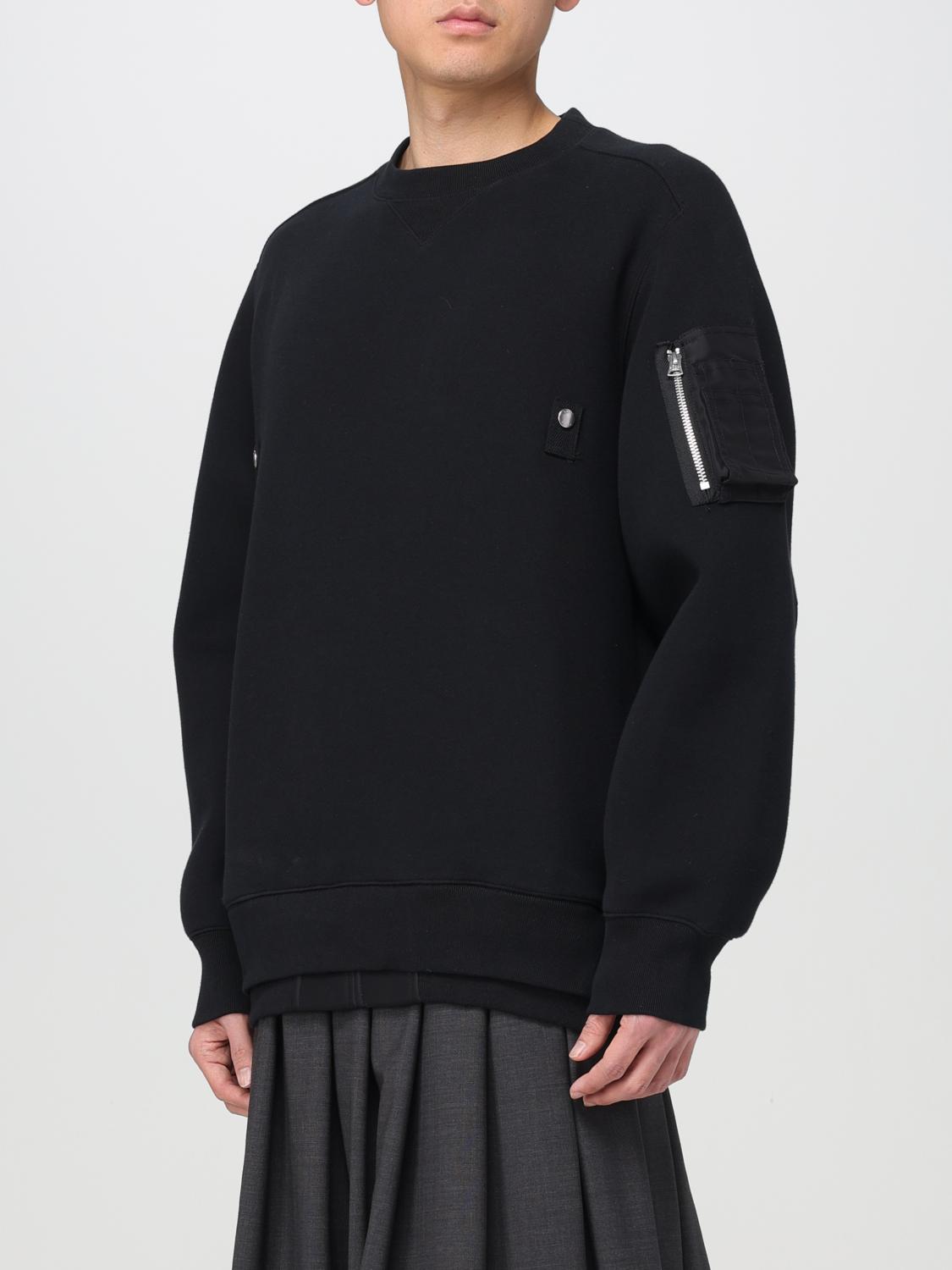 SACAI SWEATSHIRT: Pullover herren Sacai, Schwarz - Img 4