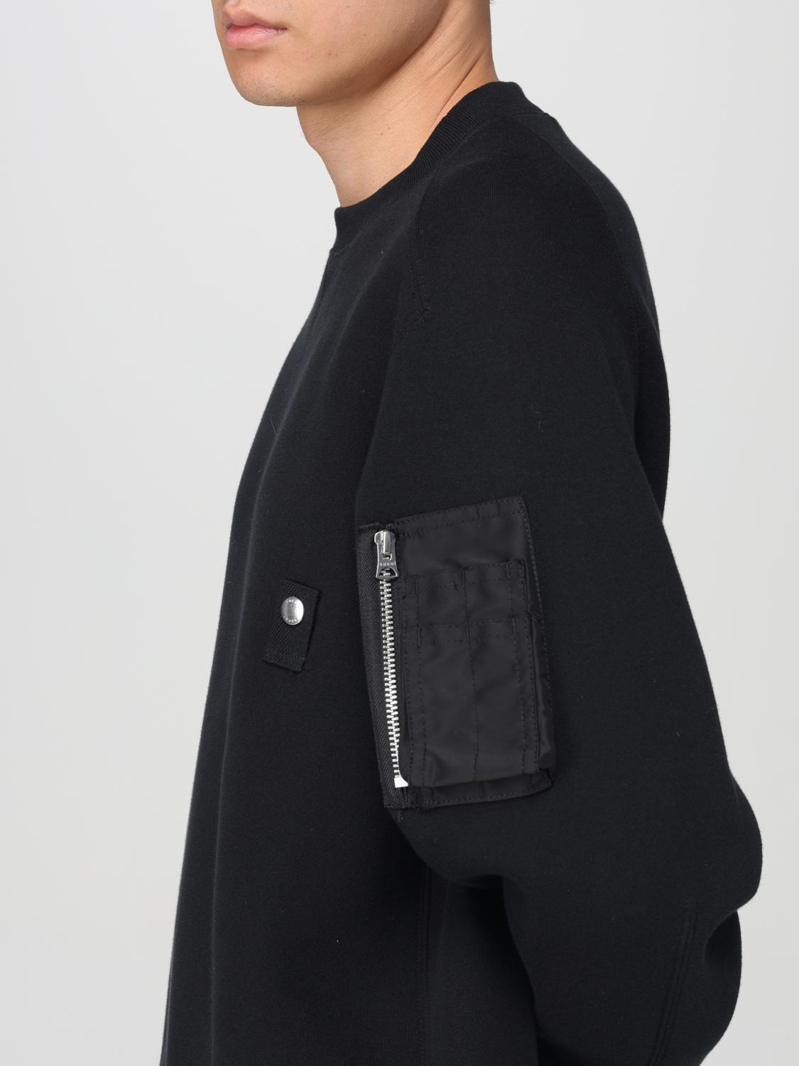 SACAI SWEATSHIRT: Pullover herren Sacai, Schwarz - Img 5