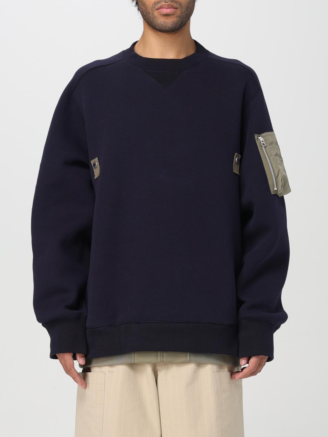 SACAI SWEATSHIRT: Pullover herren Sacai, Blau - Img 1