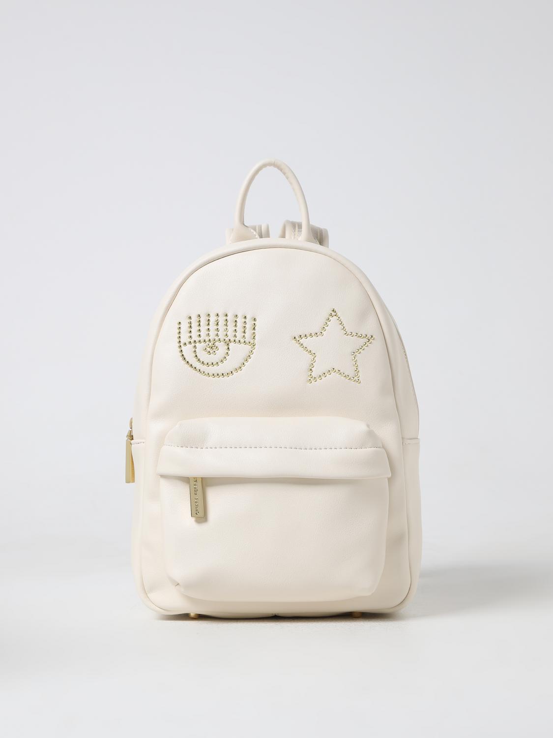 CHIARA FERRAGNI: Sac à dos femme Blanc Sac À Dos Chiara