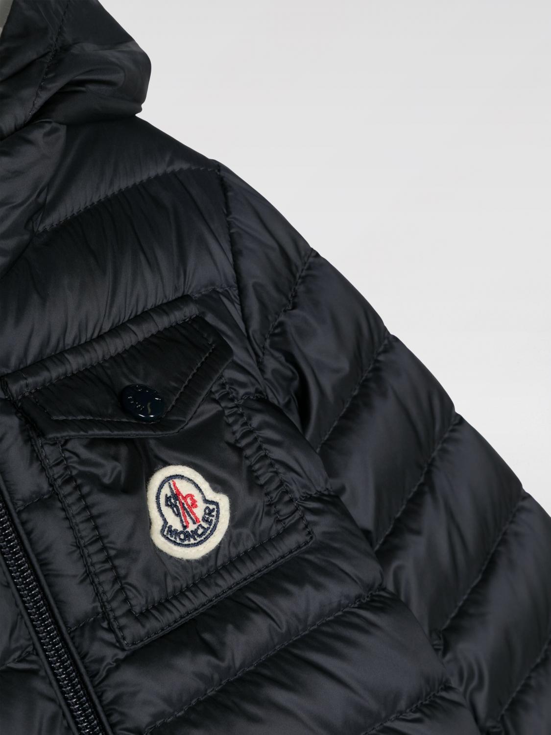 MONCLER JACKET: Coats kids Moncler, Blue - Img 3